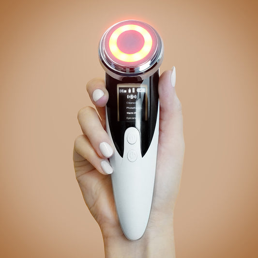 EMS Microcurrent Face Lift Device | Anti-Wrinkle, Skin Tightening & Red Light Therapy for Facial Toning