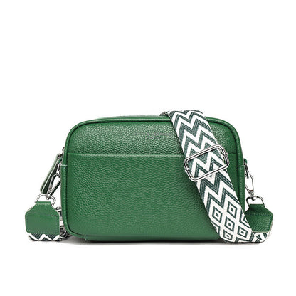 Genuine Leather Bag | Durable First-Layer Cowhide with Soft Polyester-Cotton Lining for Daily Use and Business Occasions