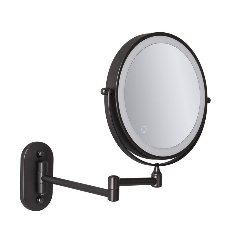 Rechargeable Lighted Magnifying Mirror for Makeup and Shaving - Mountable Bathroom Essentials