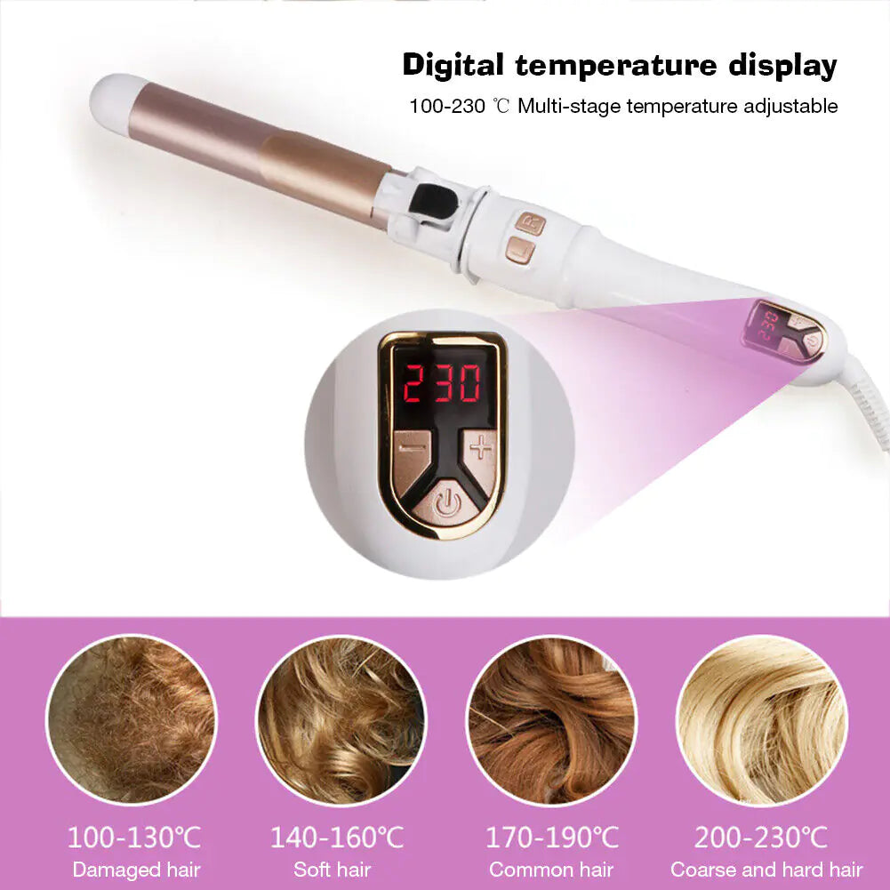 Automatic Hair Curler | 360° Rotating Barrel for Effortless Curls