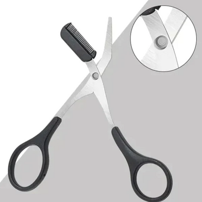 Eyebrow Scissors | High-Precision Stainless Steel Blades & Ergonomic Design for Perfectly Shaped Eyebrows