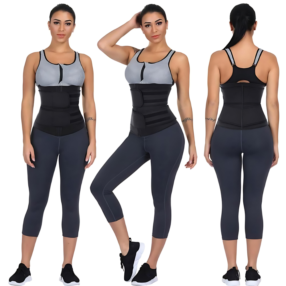 Cross Compression Shaper | Waist Trainer with Adjustable Support
