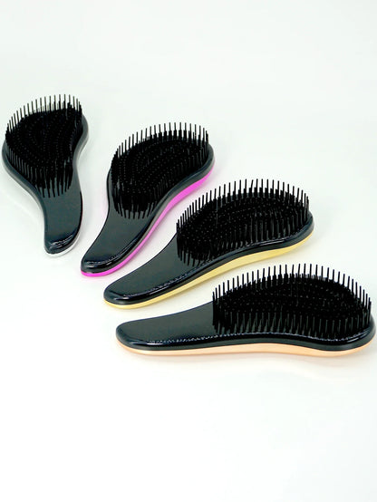 Women's Curly Hair Comb - Anti-Knotting, Portable Anti-Static Massage Brush for Smooth Styling