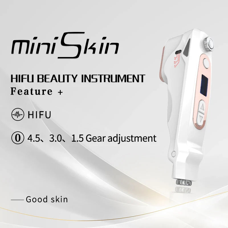 Mini HIFU Skin Tightening Machine – Ultrasound Face Lift & Wrinkle Removal Device for Home & SPA