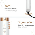 5-in-1 Hair Styler Set | Curling Wand & Hot Air Brush with Interchangeable Attachments for Waves, Volume & Defined Curls