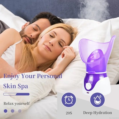 MysticMist™ | 50ML Facial Steamer & Nose Steamer for Deep Hydration, Pore Cleansing, and Skin Moisturizing Control