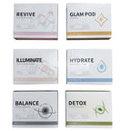 AetherGlow™ | Detox Hydration Facial Serum Pods & Spa Oxygen Bubble Machine for Skincare & Beauty Treatments