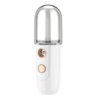 AetherMist™ | Mini Portable Humidifier & Nano Mister Facial Steamer Device for Hydrating Skin & Beauty Care