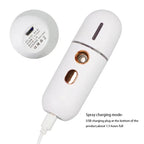 AetherMist™ | Mini Portable Humidifier & Nano Mister Facial Steamer Device for Hydrating Skin & Beauty Care