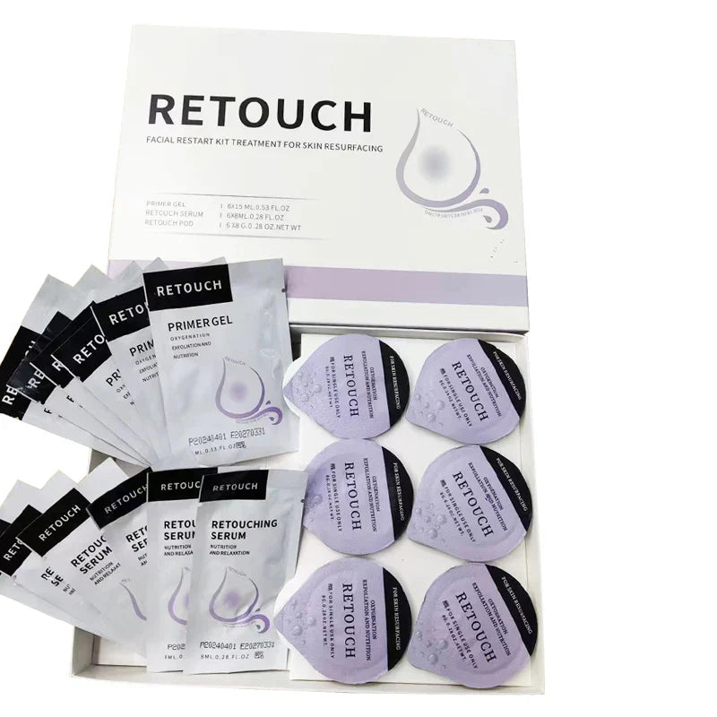 AetherGlow™ | Detox Hydration Facial Serum Pods & Spa Oxygen Bubble Machine for Skincare & Beauty Treatments