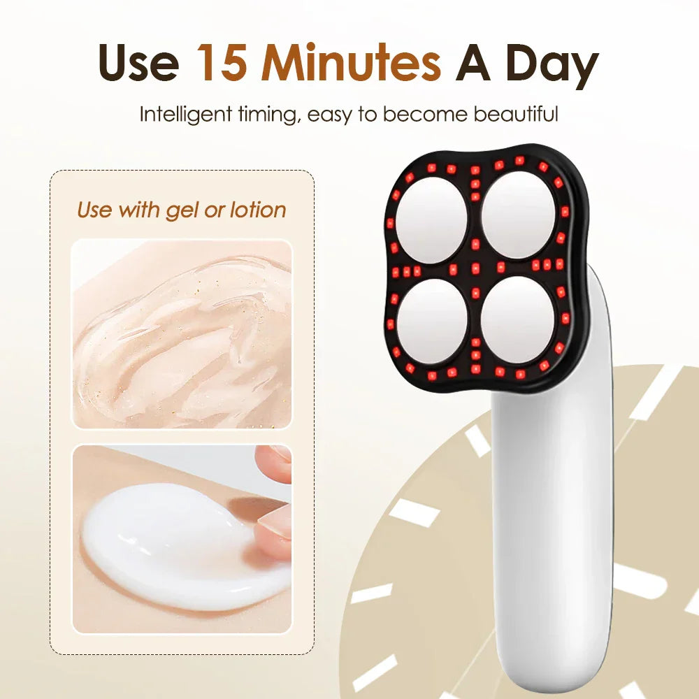 4-in-1 LED Infrared Cellulite Massager | Target Stubborn Areas for Smoother, Firmer Skin
