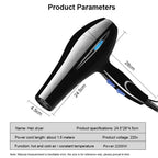 2200W Professional Ionic Hair Dryer with Fast Heating & Hot/Cold Settings for Quick Drying & Styling
