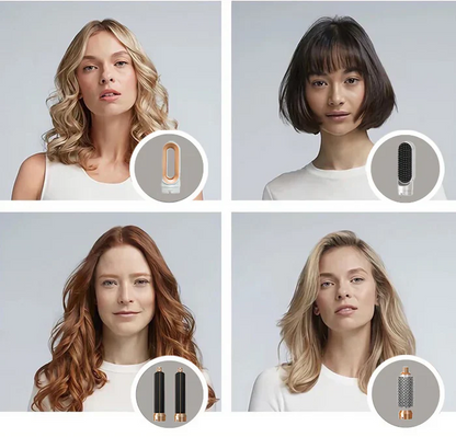 5 in 1 Hair Styler | Curling, Straightening & Drying with Coanda Effect for All Hair Types