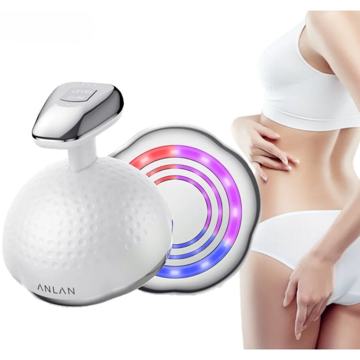 Body Sculpting Handset | Cellulite Massager for Smoother Skin, Body Brushing, and Targeted Cellulite Reduction