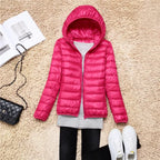 Ultra-Light Packable Down Jacket with Hood | Warm, Compact & Stylish for Winter Travel
