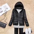 Ultra-Light Packable Down Jacket with Hood | Warm, Compact & Stylish for Winter Travel