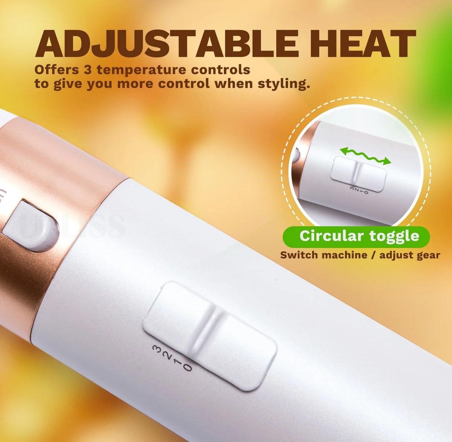 5 in 1 Hair Styler | Curling, Straightening & Drying with Coanda Effect for All Hair Types