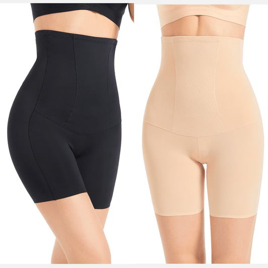 Anti-Rolling Tummy Tucker High Waisted Shaper Shorts for Women - Comfortable Control Shapewear