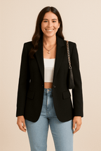 Florenzia Fashion Blazer for Women – Streetwear Style, Lightweight, Available in Various Sizes