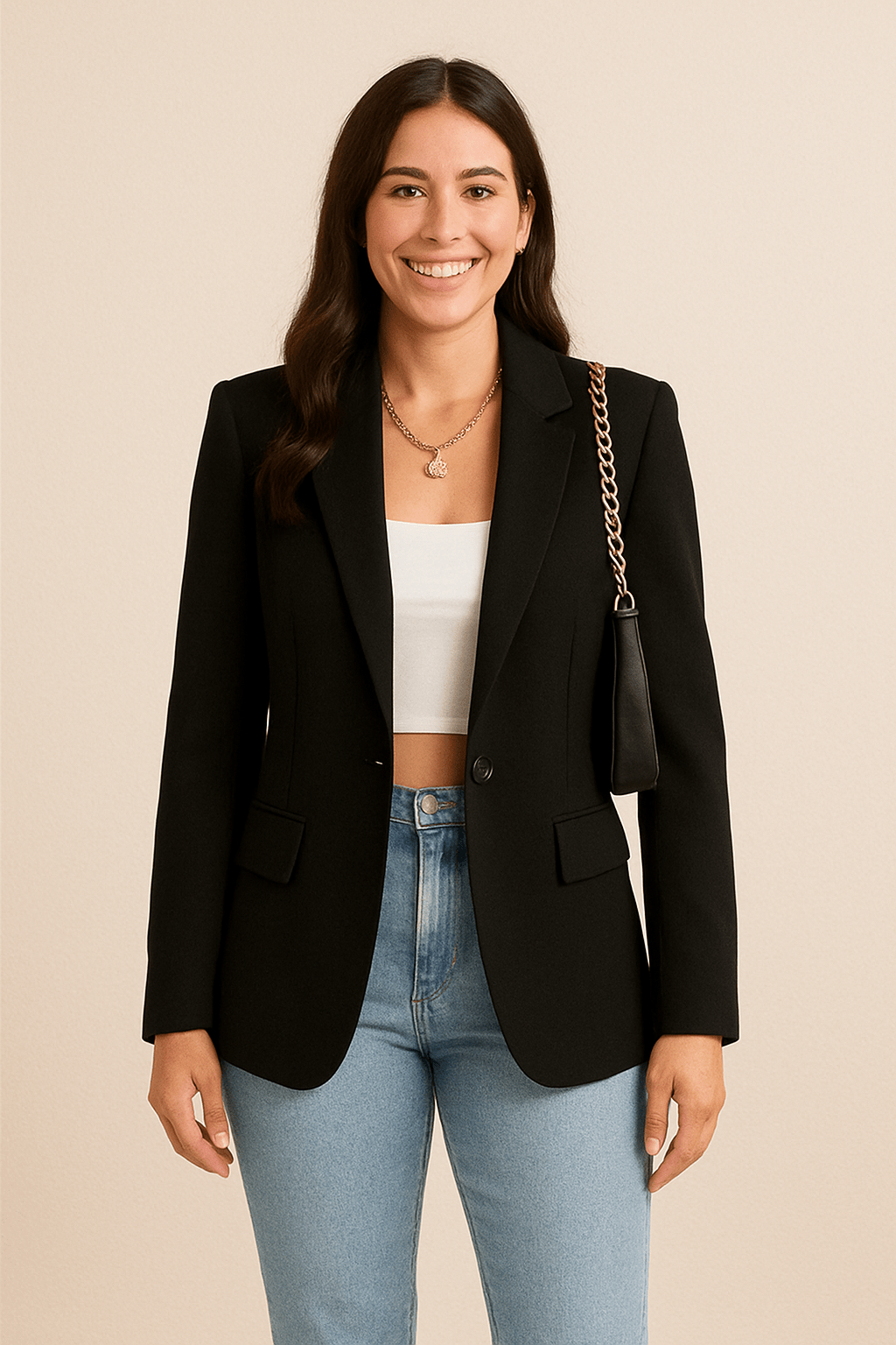 Florenzia Fashion Blazer for Women – Streetwear Style, Lightweight, Available in Various Sizes