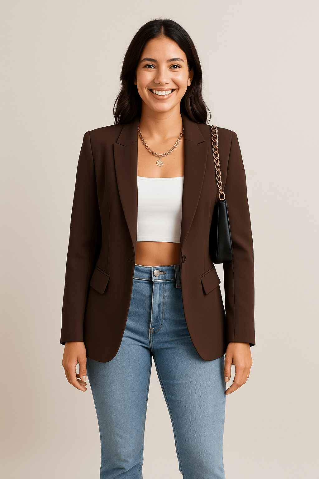 Florenzia Fashion Blazer for Women – Streetwear Style, Lightweight, Available in Various Sizes