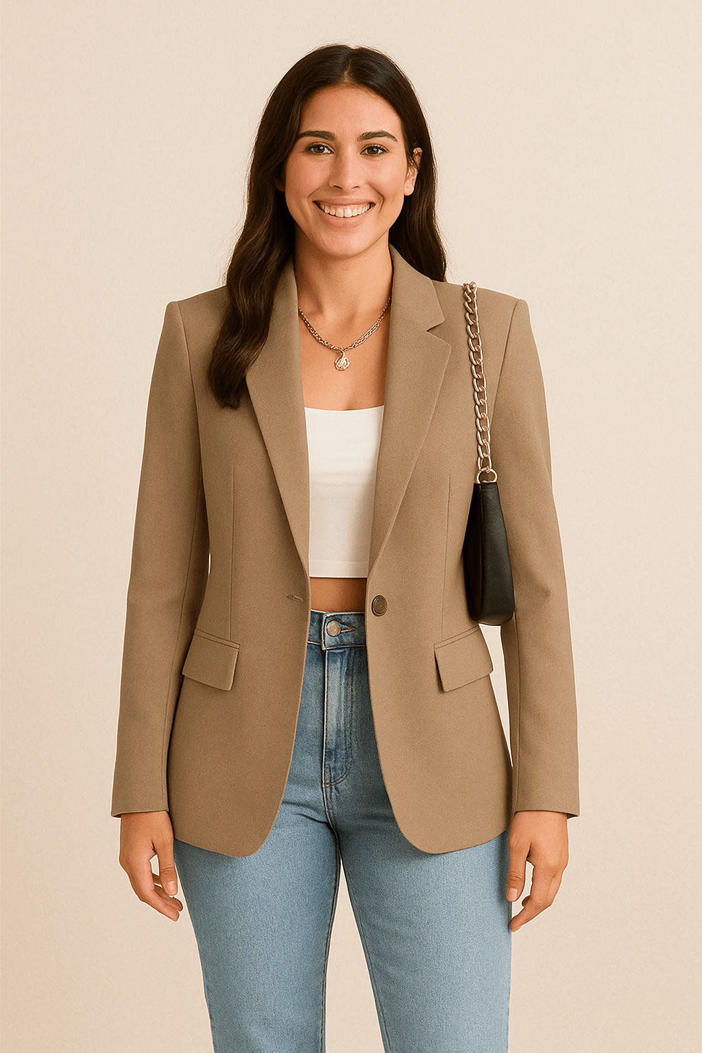 Florenzia Fashion Blazer for Women – Streetwear Style, Lightweight, Available in Various Sizes