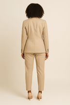 Two-Piece Blazer and Trouser Set for Women – Tailored Fit, Smart Office Wear, Available in Multiple Sizes