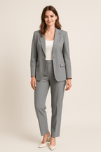 Two-Piece Blazer and Trouser Set for Women – Tailored Fit, Smart Office Wear, Available in Multiple Sizes