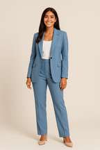 Two-Piece Blazer and Trouser Set for Women – Tailored Fit, Smart Office Wear, Available in Multiple Sizes