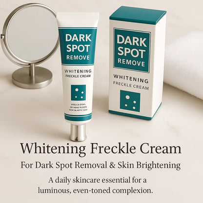 Whitening Freckle Cream for Dark Spot Removal and Skin Brightening - Effective Treatment for Hyperpigmentation and Uneven Skin Tone