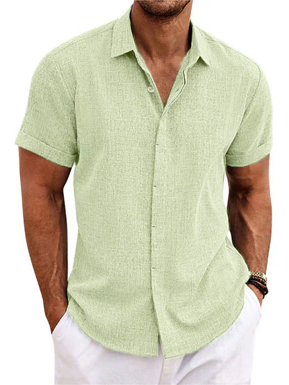 Men's Lightweight Linen Shirt | Breathable, Versatile & Ideal for Summer Wear