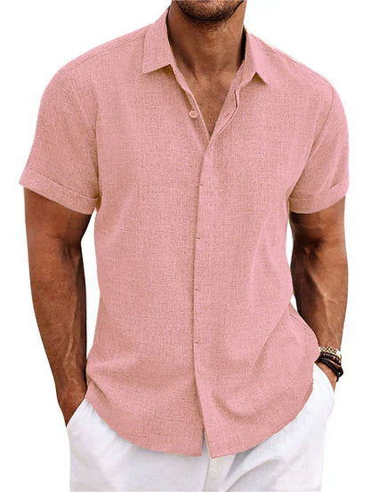 Men's Lightweight Linen Shirt | Breathable, Versatile & Ideal for Summer Wear
