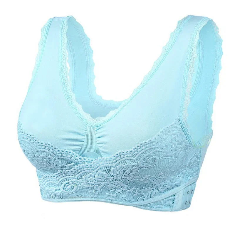 Front Cross Corset Bra | Adjustable Side Buckle Design