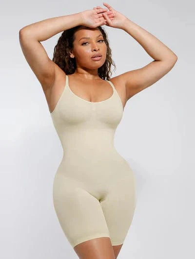 Low Back Tummy Control Shapewear Bodysuit for Women - Comfortable, Body Shaping Underwear