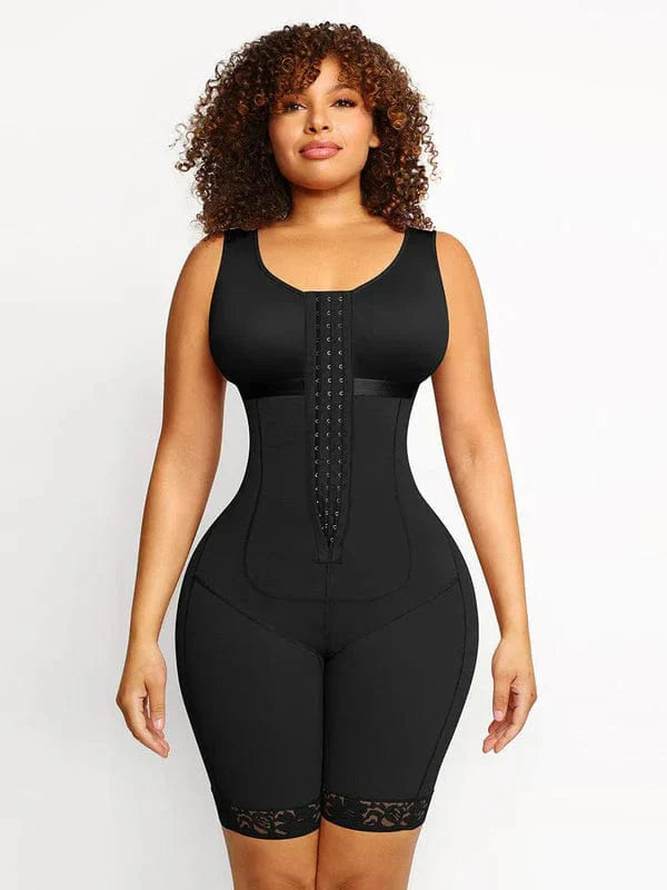 High Support Tummy Control Shapewear Bodysuit | Full Coverage Bra, Convenient Crotch Design & Ideal for Postpartum Recovery