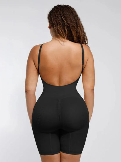 Low Back Tummy Control Shapewear Bodysuit for Women - Comfortable, Body Shaping Underwear