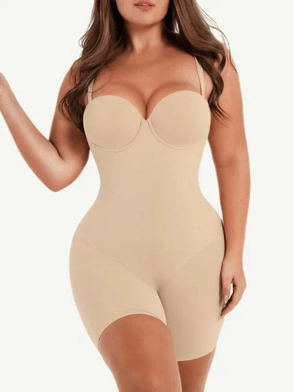Tummy Control Compression Shapewear Bodysuit for Women - Body Shaper, Slimming, High Waist