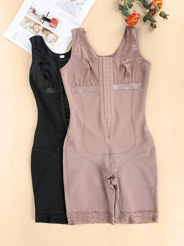 High Support Tummy Control Shapewear Bodysuit | Full Coverage Bra, Convenient Crotch Design & Ideal for Postpartum Recovery