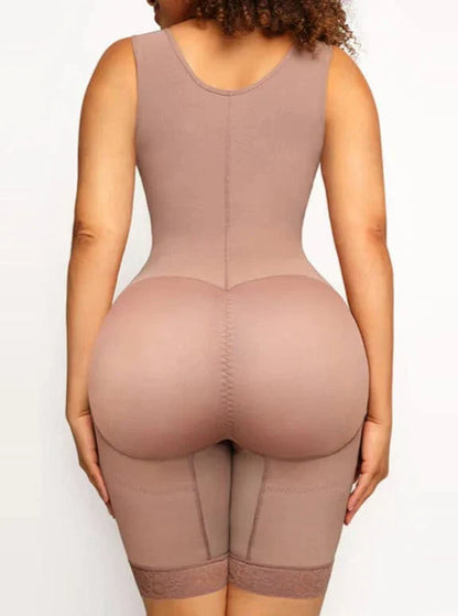 High Support Tummy Control Shapewear Bodysuit | Full Coverage Bra, Convenient Crotch Design & Ideal for Postpartum Recovery