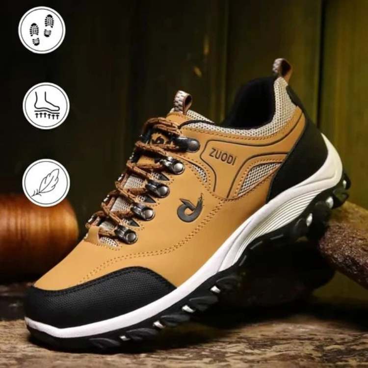 Orthopaedic Hiking Shoes for Men Lightweight, Breathable & Waterproof