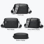 Genuine Leather Bag | Durable First-Layer Cowhide with Soft Polyester-Cotton Lining for Daily Use and Business Occasions