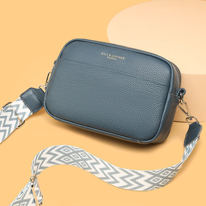 Genuine Leather Bag | Durable First-Layer Cowhide with Soft Polyester-Cotton Lining for Daily Use and Business Occasions