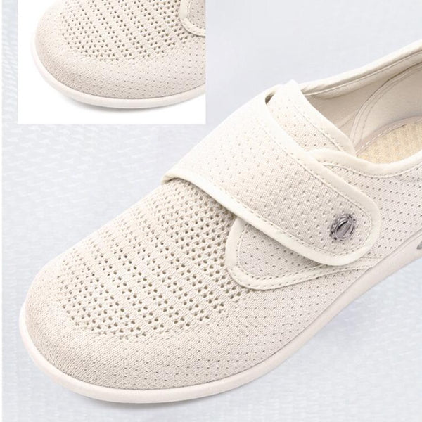 Women's Orthopedic Sneakers | Adjustable Hook-and-Loop Closure & Shock-Absorbing Sole for All-Day Comfort