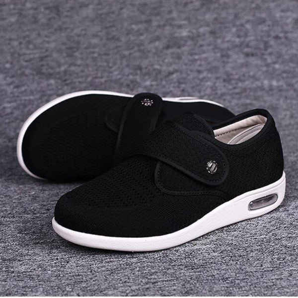 Women's Orthopedic Sneakers | Adjustable Hook-and-Loop Closure & Shock-Absorbing Sole for All-Day Comfort