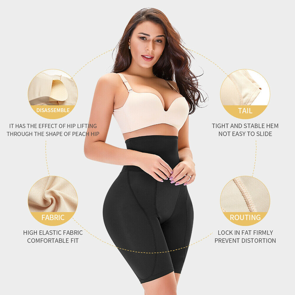Booty and Hip Pads Shaper – High Waisted  Bum Enhancing Knickers Control Pants for Women