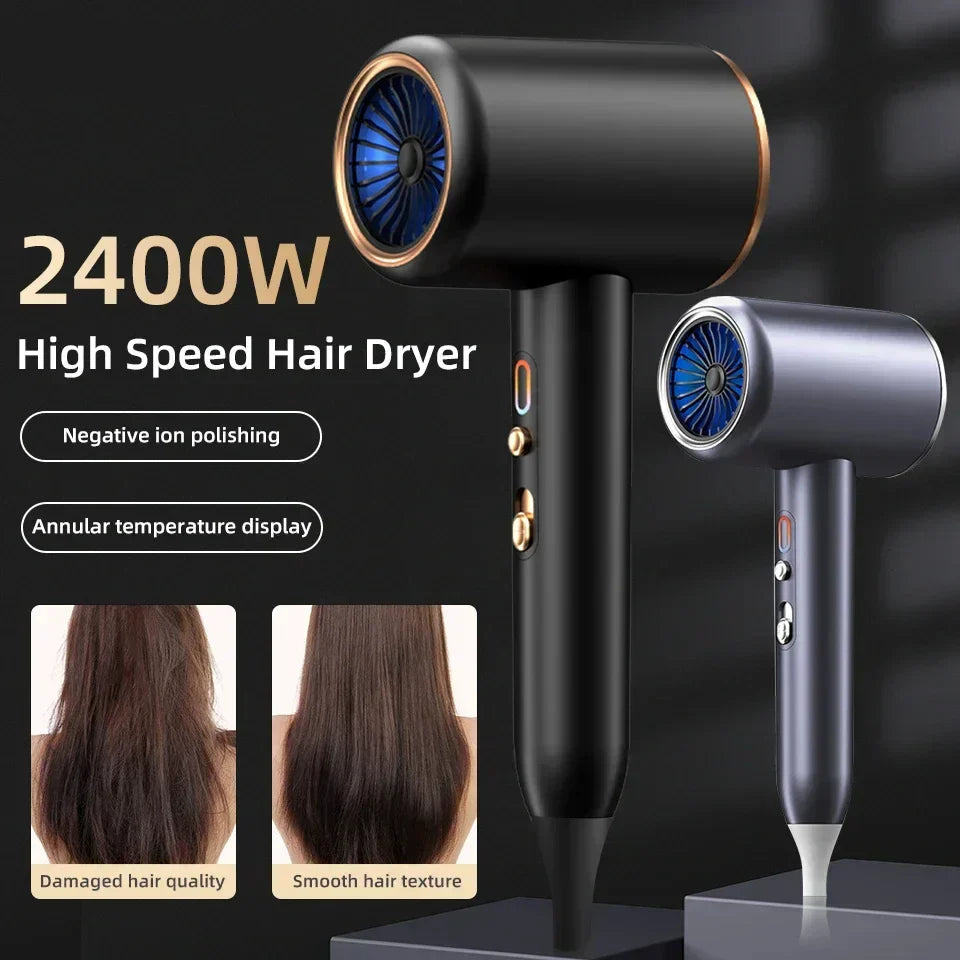 High-Performance 2400W Hair Dryer | Ion Technology, Hot & Cold Air Function for Fast, Frizz-Free Styling at Home