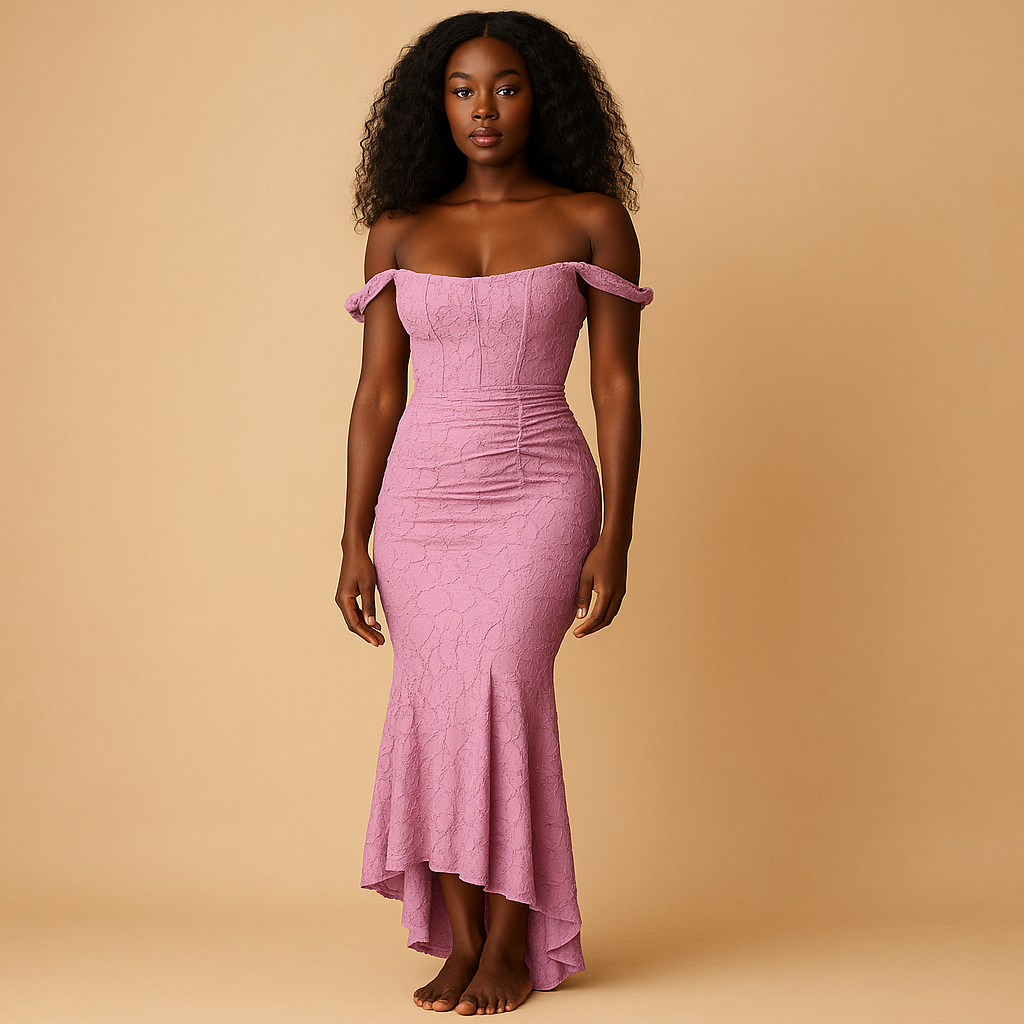 Floral Midi Dress for Women with Airy Fit - Lightweight Summer Dress in Various Colors and Sizes