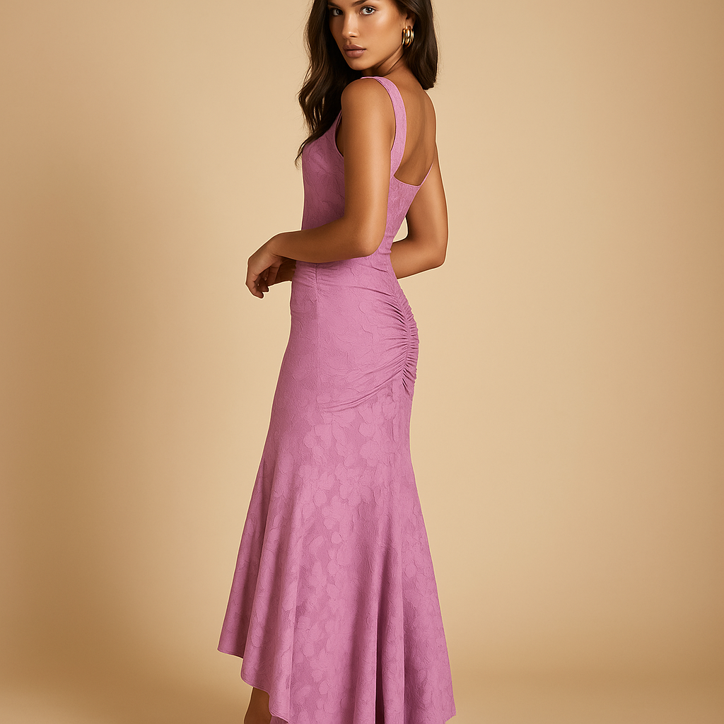 Floral Midi Dress for Women with Airy Fit - Lightweight Summer Dress in Various Colors and Sizes