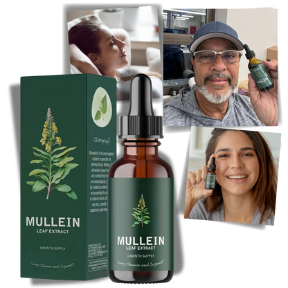 Mullein Leaf Extract – Natural Lung Health Support, Herbal Supplement for Respiratory Wellness