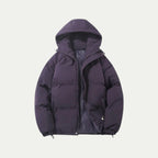 Unisex Waterproof Down Hooded Puffer Winter Parka Jacket